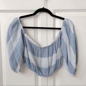 Off the Shoulder Crop Top
